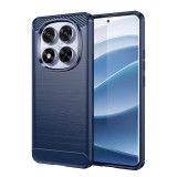 Husa carbon pentru xiaomi redmi note 14 pro, tech protects anti-soc, blue