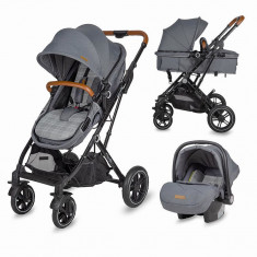 Carucior 3in1 ultracompact Coccolle Ravello Urban Grey foto