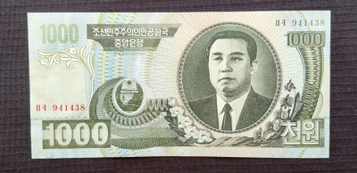 Coreea de Nord - 1000 Won (2006) s438 foto