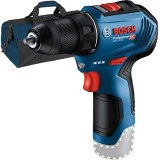 Bosch GSR 12V-30 + 1619BZ0100 - Masina de gaurit si insurubat fara acumulatori si incarcator Li-Ion 12 V - Ah 30 Nm + Geanta textila