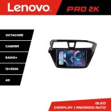 Navigatie Hyundai i20 2015-2018 Lenovo Pro 2K QLED 12+256 cu 360 si Android