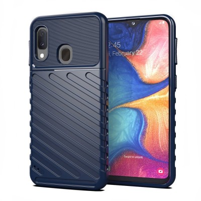 Husa TPU OEM Thunder Tough pentru Samsung Galaxy A20e, Bleumarin foto