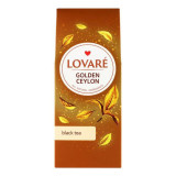 Cutie ceai cu frunze &icirc;ntregi Lovar&eacute; - Golden Ceylon: ceai negru de Ceylon 80 g