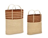 Cumpara ieftin Set 2 cosuri zambila apa natur maro Tuy 36x20x44h; 45x25x54h
