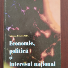Economie, politică și interesul național - Mircea Ciumara / Editura Expert 1997
