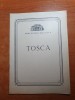 Program teatrul de opereta si balet al RPR 1965-tosca de giacomo puccini