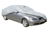 Prelata Auto Impermeabila Premium Sumex, Gri, L-Size 480x175x120cm, Dublu Strat, Bumbac Interior, Anti-Zgarieturi, UV, Vant, Ploaie