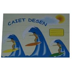 Caiet pentru Desen Albe Format B5, 24 File, 100 g/m? - Arte Plastice foto
