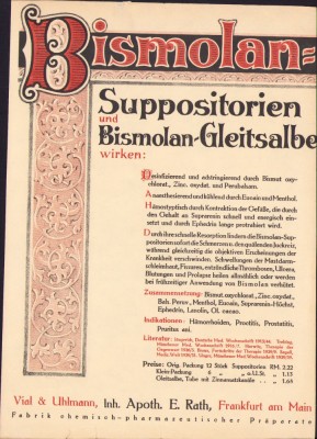 HST A1955 Reclamă medicament Germania anii 1930-1940 foto
