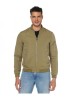 Geaca Barbati Jack &amp; Jones Bomber Dusky Green XL Outlet - Jacheta Casual Fermoar, Buzunare Poliester