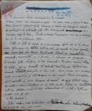 Manuscris Alexandru Cazaban; Un moft, nuvela, 5 pagini, 1912