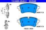 ATE 13.0460-2646.2 set placute frana,frana disc