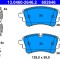 ATE 13.0460-2646.2 set placute frana,frana disc