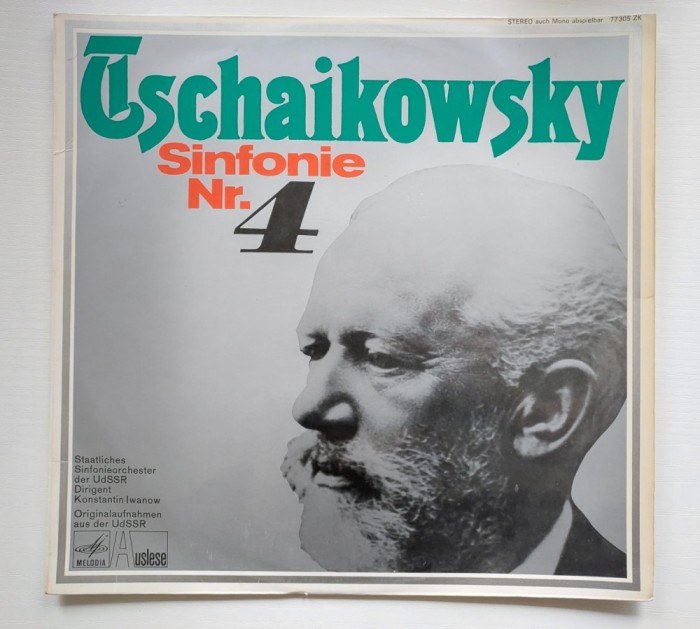 Tschaikowsky / Ceaikovsky - Konstantin Iwanow &ndash; Sinfonie Nr. 4 - disc vinil