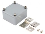 Carcasă universală aluminiu gri IP65 58x64x35mm