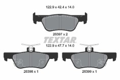 TEXTAR 2639701 Q+ set placute frana,frana disc foto