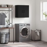 vidaXL Dulap de perete, negru, 60x31x60 cm, lemn compozit