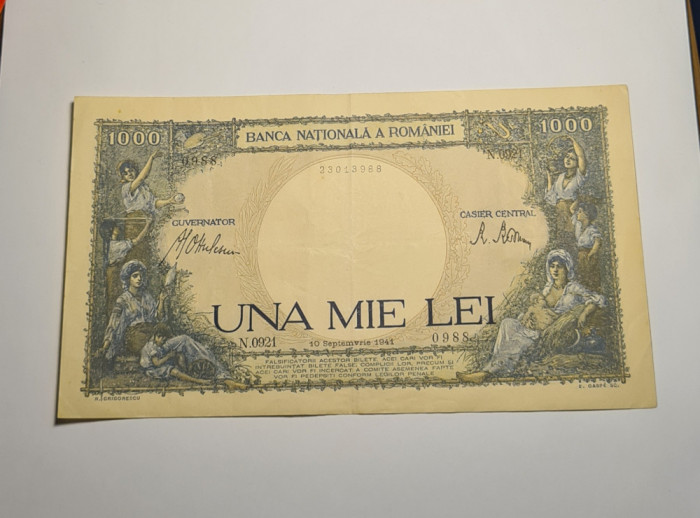 1000 lei 1941