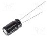 Condensator electrolitic, 10&micro;F, 100V DC, PANASONIC - ECA2AHG100