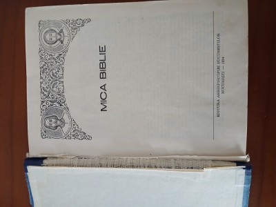 Mica Biblie-Bucuresti 1994.Cartonata. foto