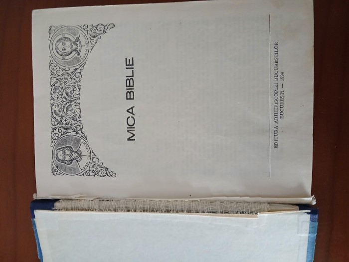 Mica Biblie-Bucuresti 1994.Cartonata.