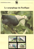 Insulele Tokelau 1995-Porumbelul Imperial Pacific,set WWF, 6 poze,MNH(descriere), Nestampilat