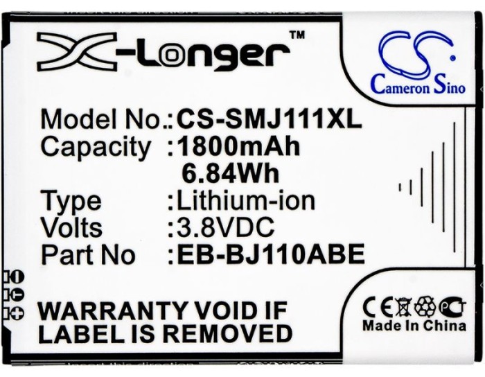 3,8V-1800MAH LI-ION SMARTPHONE AKKU ALTERNATIV F&Uuml;R SAMSUNG GALAXY J1 ACE COM