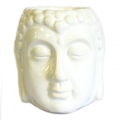 Lampa pentru aromaterapie Buddha - alb foto