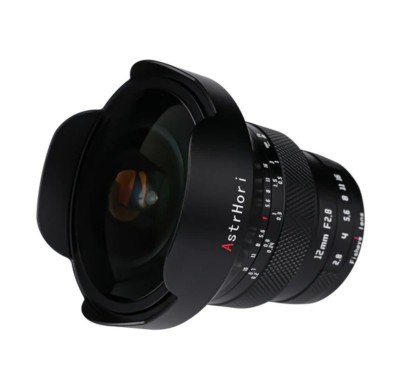Obiectiv Manual AstrHori 12mm F2.8 Full Frame Fisheye Lens foto