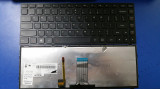 Tastatura laptop Lenovo G40-70 Flex 2 14 Black frame Black Backlit US Pulled