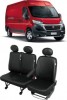 Set Huse scaune din piele FIAT Ducato 3 locuri 2+1 2015 - 2019