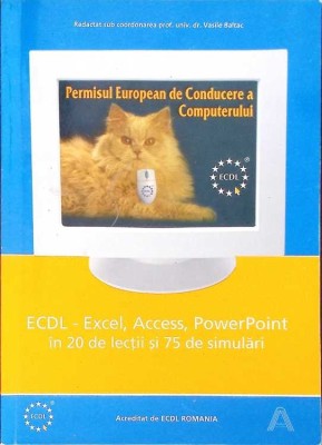 ECDL EXCEL, ACCESS, POWERPOINT IN 20 DE LECTII SI 75 DE SIMULARI-ANA DULU-280182 foto
