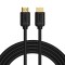 Cablu Baseus HDMI 2.0 4K 60 Hz 3D HDR 18 Gbps 3 m negru (CAKGQ-C01)