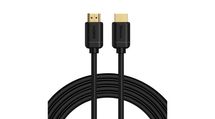 Cablu Baseus HDMI 2.0 4K 60 Hz 3D HDR 18 Gbps 3 m negru (CAKGQ-C01)