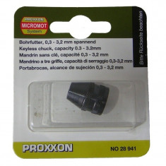 Mandrina rapida cu 3 falci Micromot Proxxon 28941, O0.3-3.2 mm foto