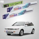 Cumpara ieftin Ștergătoare Mitsubishi Colt III/IV (C5_A, CA_A) 1988-1996 | Set Față și Spate Hibrid &ndash; TeamCar&reg;