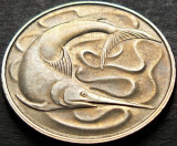 Moneda exotica 20 CENTI - SINGAPORE, anul 1981 *cod 190, Asia