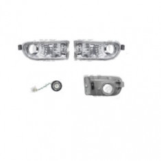 Set lampa semnalizare fata Subaru Impreza (Gc/Gf), 1999-12.2000, fara suport bec, transparent-silver, Stanga + Dreapta