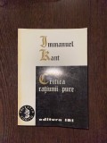 Critica ratiunii practice ,Immanuuel Knt
