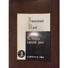 Critica ratiunii practice ,Immanuuel Knt