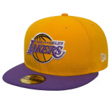 Capace de baseball New Era Los Angeles Lakers NBA Basic Cap 10861623 galben, 7 1/4