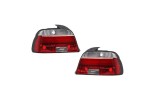 Set stopuri spate lampa Bmw Seria 5 (E39), 01.1996-06.2004, spate, Stanga+Dreapta, SEDAN, LED; rosu-alb, transparent; cu suport becuri; tuning; fara