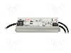 Alimentator pentru LED, 24V DC, 5A, 0,12kW, MEAN WELL - HLG-120H-24B