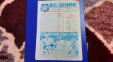 Program - supliment FC Bihor noi. 1983