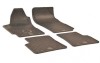 Covorase Auto Cauciuc Peugeot 406 (1995-2004), Set Complet, Gri Carbon, Anti-Alunecare, Bordura Inalta, Impermeabile, Umbrella