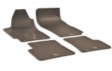 Covorase Auto Cauciuc Peugeot 406 (1995-2004), Set Complet, Gri Carbon, Anti-Alunecare, Bordura Inalta, Impermeabile, Umbrella