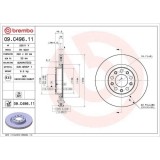 Set disc frana Alfa Romeo Giulia (952) 10.15-, Stelvio (949) 12.16-, Spate, 292X22mm, ventilat, BREMBO