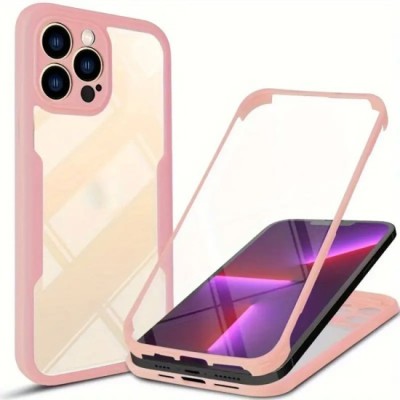 Husa pentru iPhone 13 Pro Max + Folie - Techsuit ColorVerse 360 Series - Pink foto