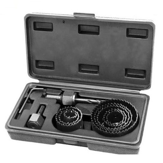 Set fierastrau pentru gauri 22 64 mm 11 piese WERT Set fierastrau pentru gauri 22 64 mm 11 piese WERT