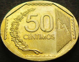 Cumpara ieftin Moneda exotica 50 CENTIMOS - PERU, anul 2006 * Cod 3895, America Centrala si de Sud